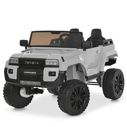 Дитячий електромобіль джип 24V 4 мотори EVA колеса Bluetooth пульт 2.4G сірий (M 6296EBLR-11)