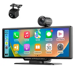 Автомонітор Aspiring Auto Play DVR 2, Magnet, CarPlay, Android auto - мініатюра 6
