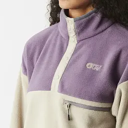 Реглан флісовий Picture Organic Arcca 1/4 Women XL Білий-Фіолетовий - мініатюра 5