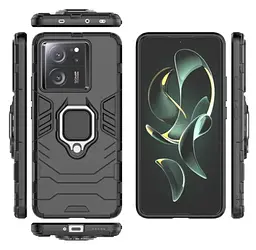 Чохол бампер Primolux Ring Armor для Xiaomi 13T / Xiaomi 13T Pro / Xiaomi Redmi K60 Ultra Black - мініатюра 3