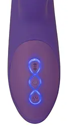 Вібратор-кролик Sweet Smile Thrusting Rotating 24.7 см фіолетовий - мініатюра 5