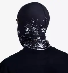 Балаклава Buff MICROFIBER BALACLAVA phys black Чорний-Білий - мініатюра 2