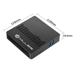 MLLSE M2 Air Mini PC 6GB RAM, 128GB EMMC, Intel N4000, Windows 11 Pro - мініатюра 7