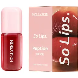 Увлажняющее масло для губ Hollyskin So Lips. Peptide Lip Oil 008. Cherry Toffee (0424h)