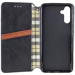 Шкіряний чохол-книжка GETMAN Cubic (PU) для Samsung Galaxy A14 4G/5G Чорний - мініатюра 4