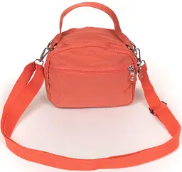 Сумка жіноча кроссбоді Jielshi поліамід 19×15×10 см Помаранчева - мініатюра 4