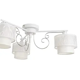 Люстра стельова Brille E14 60W WH (BKL-499C/3) - мініатюра 2