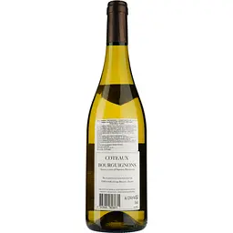 Вино Coteaux Bourguignons Chardonnay AOP, белое, сухое, 0,75 л - мініатюра 2