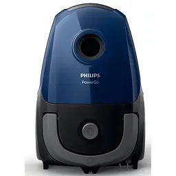 Пилосос Philips PowerGO мішковий 750 Вт синій (FC8240/09) - мініатюра 3