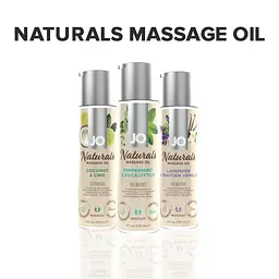 Масажна олія JO Naturals Massage Oil Peppermint & Eucalyptus, 120 мл - мініатюра 5