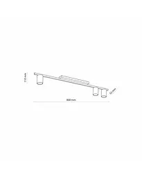 Спот Tk Lighting 4565 Logan GU10 3x10W IP20 - мініатюра 4