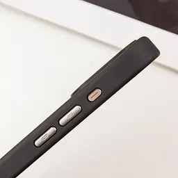 TPU+PC чохол Blueo Skin Friendly Frosted with MagSafe для Apple iPhone 16 Pro Max (6.9) Чорний / Белое кольцо - мініатюра 5