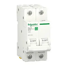 Автоматичний вимикач змінного струму Schneider Electric RESI9 40А, 2P, 6кА