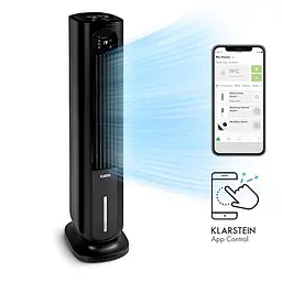Охолоджувач повітря Klarstein Polar Tower Smart 4 - in-1 Чорний (10035831) - мініатюра 2