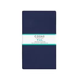Набір простирадл на резинці Cosas BEIGE/DARK BLUE 160х200х20 см (Set_Beige_DarkBlue_160x200_2) - мініатюра 11