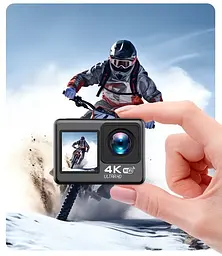 Екшн камера V8 Full HD 4K Wi-Fi з пультом дистанційного керування і водонепроникним боксом - мініатюра 7
