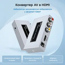 Конвертер відеосигналу HDMI-AV Dtech DT-7019A (74-00137) - мініатюра 12