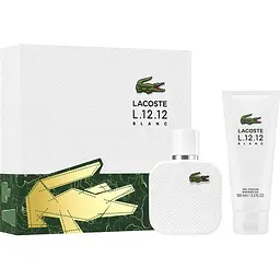 Набір Lacoste Eau De L.12.12 Blanc 50 мл туалетна вода 100 мл гель для душу