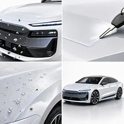 Антигравійна захисна бронеплівка за лекалами для Audi A6 e-tron C9 2024- повний кузов - мініатюра 2