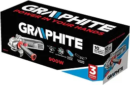 Шліфмашина кутова 125мм 900Вт Graphite teh0025529 - мініатюра 4