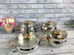 Набір посуду O.M.S. Collection 1006-G Gold 8 предметів