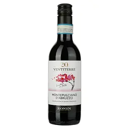 Вино Zonin Montepulciano d'Abruzzo DOC, красное, сухое, 13%, 0,25 л