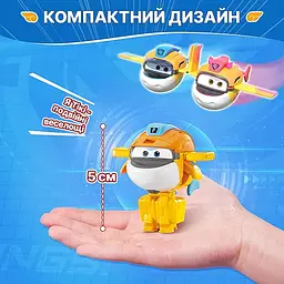 Ігрова фігурка-трансформер Super Wings Transform-a-Bots Такі (Taki) 5 см (YW780058) - мініатюра 4