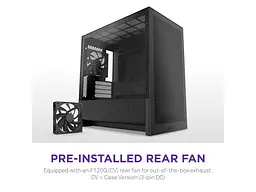 Корпус NZXT H3 Flow Black (CC-H31FB-01) - мініатюра 5