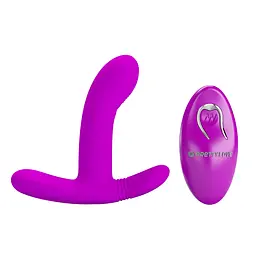 Вібратор PRETTY LOVE- Geri Purple, 12 vibration functions 3 licking settings Wireless remote contro PRETTY LOVE BI-300002W 100189 - мініатюра 4
