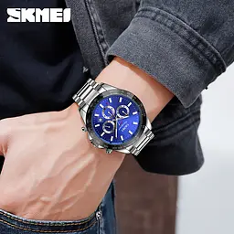 Чоловічий наручний годинник 9259SIBU Silver-Blue Skmei acs0029839 - мініатюра 3