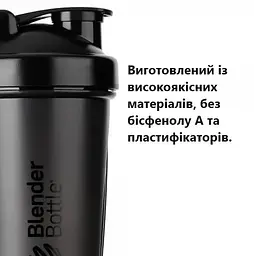 Шейкер спортивний BlenderBottle Classic Loop PRO 28oz/820 мл White (500483) (Loop_Pro_28oz_White) - мініатюра 5
