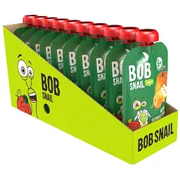 Пюре Bob Snail Яблуко–Абрикос–Гарбуз гомогенізоване 90 г - мініатюра 2