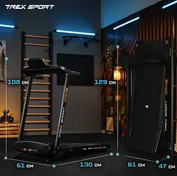 Бігова доріжка Trex Sport TX-500TM PULSO - мініатюра 10