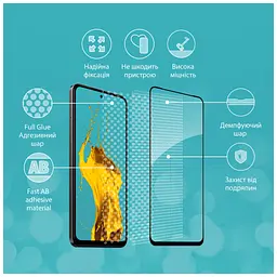 Скло захисне Piko Full Glue Xiaomi Redmi Note 12S (1283126564970) - мініатюра 4