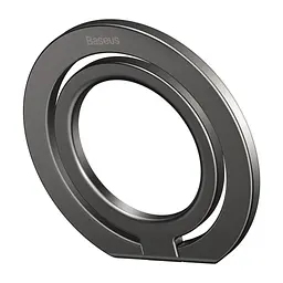 Підставка для телефону Baseus Halo Magnetic Ring Holder Phone Stand SUCH000013 Grey - мініатюра 2