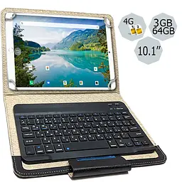 Планшет-телефон Adronix MT Pad 364 LTE 3/64 Pink + Чохол із Bluetooth клавіатурою - мініатюра 2