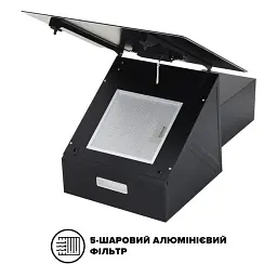 Витяжка Interline FLOW BL A/60/GL/M - мініатюра 6