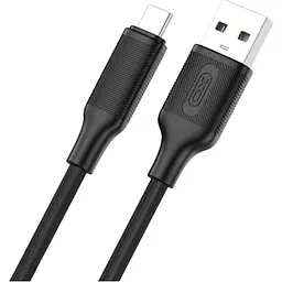 Кабель XO NB265 Minimalist Series Type-C Data Cable 1m Чорний - мініатюра 4