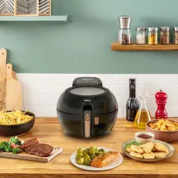 Аерогриль Tefal ActiFry & Grill Genius 1500 Вт чорно-золотий (FZ775810) - мініатюра 7