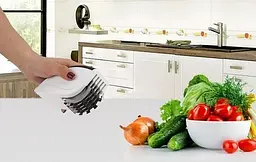 Ніж для нарізки 3 в 1 Rolling Mincer w-53 та Tenderizer з часниковим пресом овочерізка - мініатюра 5