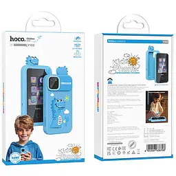 Дитячий ігровий телефон Hoco Y103 2.8-inch Blue - мініатюра 6