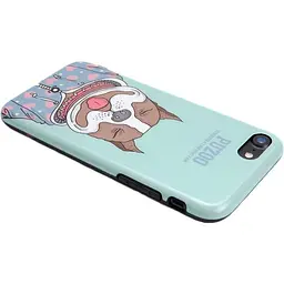 Чохол-накладка PUZOO TPU Glossy Shiny Powder Art dog iPhone 7/8/SE 2020 Green Baby - мініатюра 2