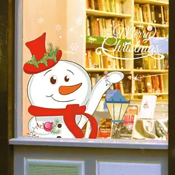 Набір новорічних наклейок на вікно Happy New Year 7 13762 50×70 см 1 аркуш