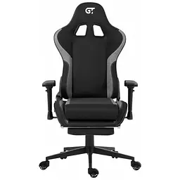 Крісло ігрове GT Racer X-2308 Black/Gray (X-2308 Fabric Black/Gray) - мініатюра 7