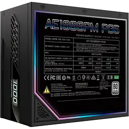 Блок живлення Gigabyte GP-AE1000PM PG5 1000W 80+ Platinum (GP-AE1000PM PG5) - мініатюра 5