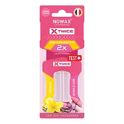 Ароматизатор з подвійною капсулою Nowax X Twice - Bubble Gum & Vanilla(NX00152)