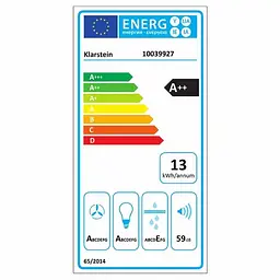 Витяжка Klarstein Aurora Eco 60 см (10039927) - мініатюра 3