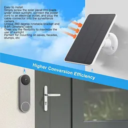 Монокристалічна сонячна панель Eufy 10 Вт IP65 для камер спостереження - мініатюра 5
