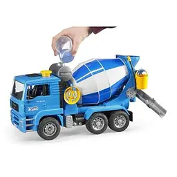Бетоновоз Bruder Man Tga синій 48 см (02744) - мініатюра 4