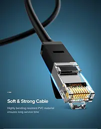 Кабель Ugreen NW102 Cat 6 UTP Lan Cable 2 м (20160) - мініатюра 3